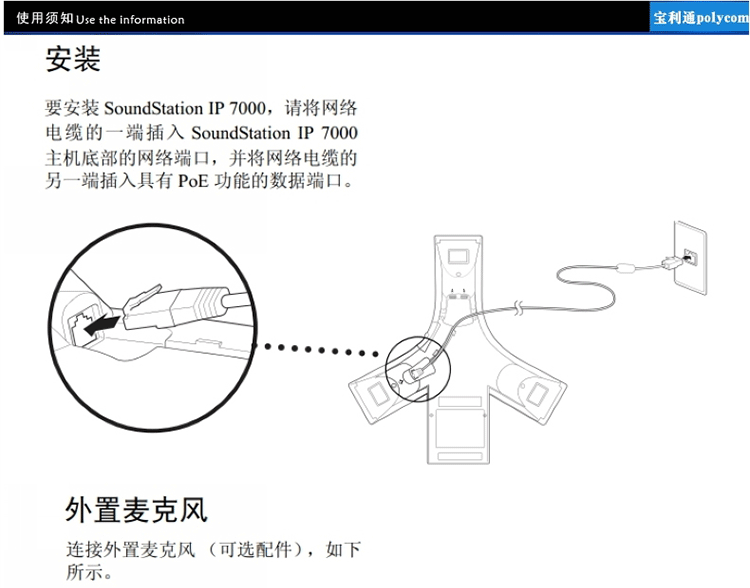 宝利通Polycom Soundstation IP7000