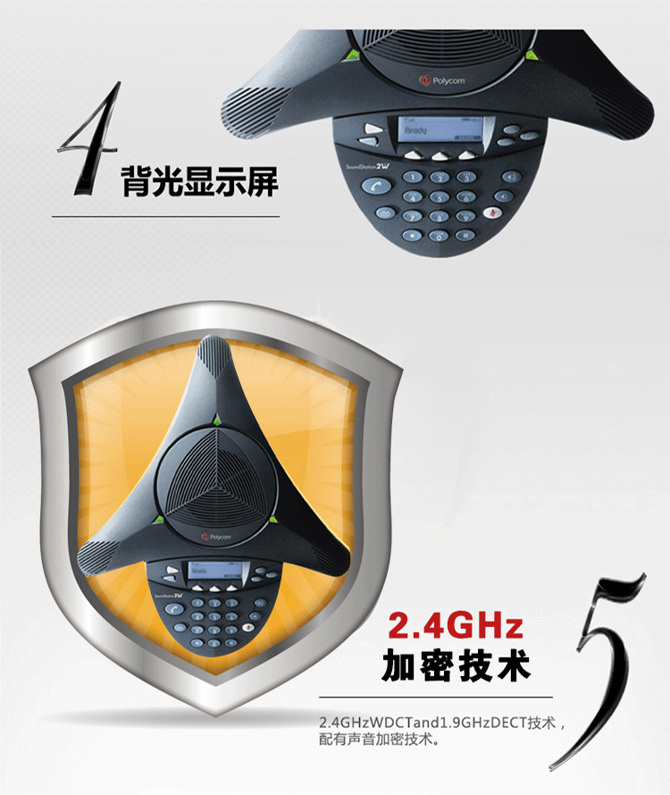 宝利通Polycom SoundStation 2W标准型